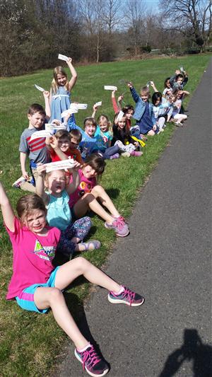 Grade K gets their bkmks Grade K gets their bkmks